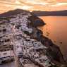 At sunrise over Oia