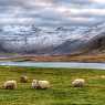 Mountains in West Iceland