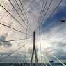 Bridge over the Seine Normandy