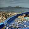 On the shore of the island of Panarea