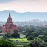 Sunset over Bagan