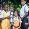 Children from the village