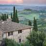 Sunset near San Gimignano