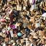 Bridge with padlocks