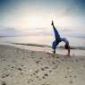 Yoga on the beach