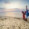 Yoga on the beach