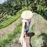 Follow me... On the rice terraces