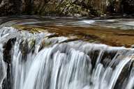 Canyon of waterfalls near Smolyan