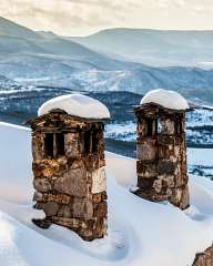 Old houses of the Jrebichko village