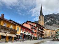 Beautiful buildings in Bad Hofgastein