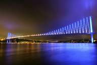 The bridges over the Bosphorus