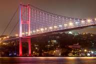 The bridges over the Bosphorus
