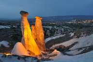 Three beauties of Cappadocia