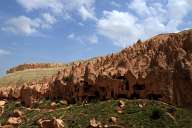 Many rock formations in Cappadocia