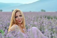 Pickers of lavender 
(model: Nevena Ivancheva)