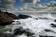 Rocks along the bay of Ahtopol