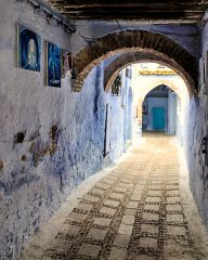 Somewhere in the medina of Chefchaouen