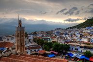 Sunset over Chefchaouen