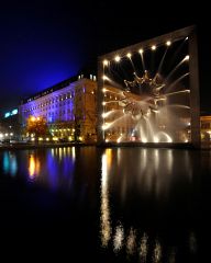 Fountain in front Trimontium