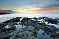 Sunset on the coast of Agaete