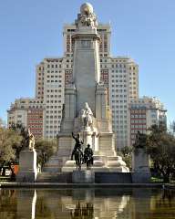 Monument of Miguel de Cervantes 
Don Quixote and Sancho Panza