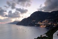 Sunset over Positano