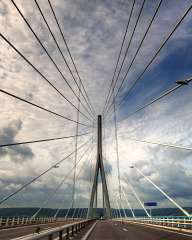 Bridge over the Seine Normandy