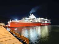 Ferry at port of Igoumenitsa