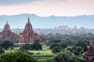 Sunset over Bagan