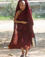 Young boy at street of Mingun