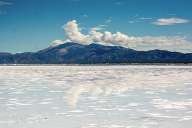 Salt Lake in the Andes