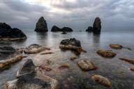 Coast of Aci Trezza