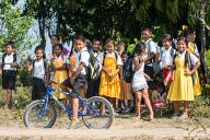 Children from the village