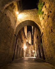 Night at San Gimignano