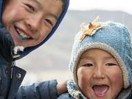 Mongolian kids