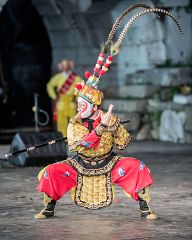 Танцов състав от Китай Фолклорен фестивал Пловдив 2014