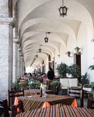 The streets of Arequipa