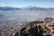 La Paz view from above