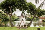 Meditation on the lake