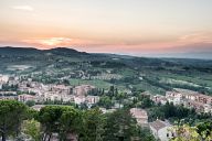 Sunset near San Gimignano