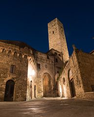 Night at San Gimignano