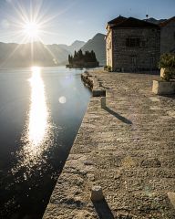 Morning lights at Perast