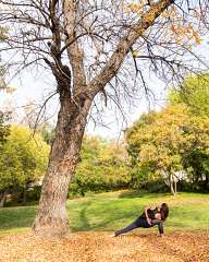 Yoga in the park