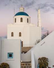 At sunrise in Oia