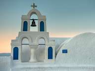 At sunrise in Oia