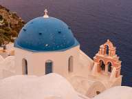 At sunrise in Oia