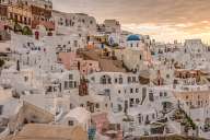 At sunrise in Oia