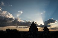 Sunset of the temple