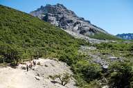 Изкачване към Torres Del Paine