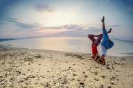 Yoga on the beach